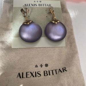 Alexis Bittar lucite drop earrings